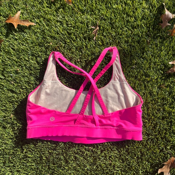 lululemon athletica Other - Lululemon Energy Sports Bra hot pink 8